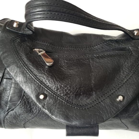 Zara | Leather Handbag with Shoulder Strap - Picture 4 of 15